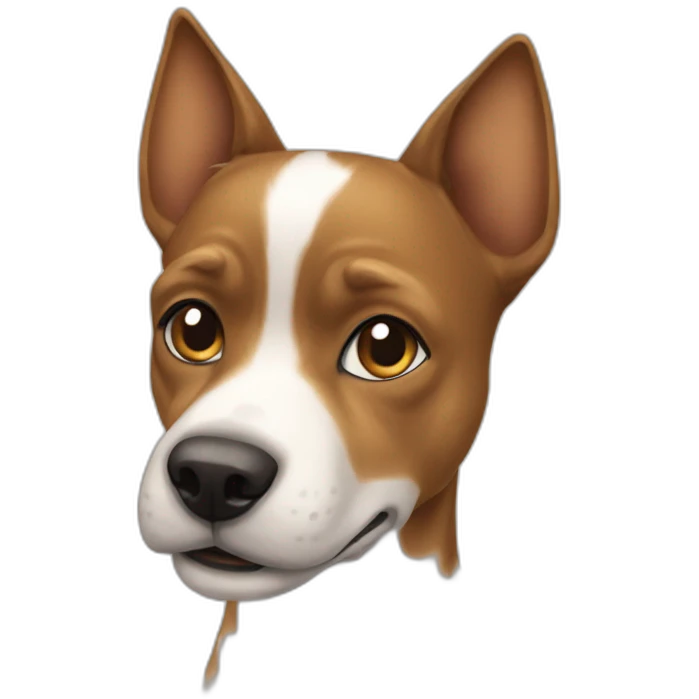 Chat sur chien emoji