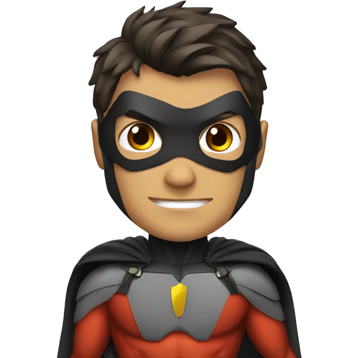 Robin superhero emoji