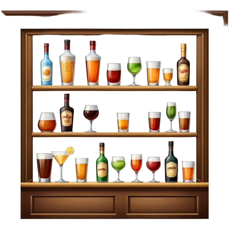 It’s a bar with alcoholic drinks  emoji