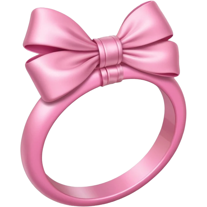 pink ring with pink bow emoji
