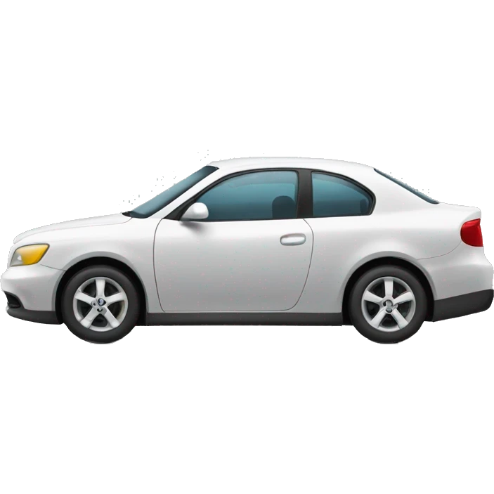 Back car with Exhaust pipe emoji