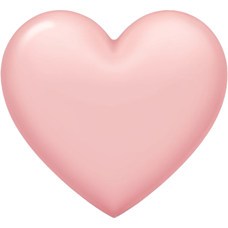 pale pink heart emoji