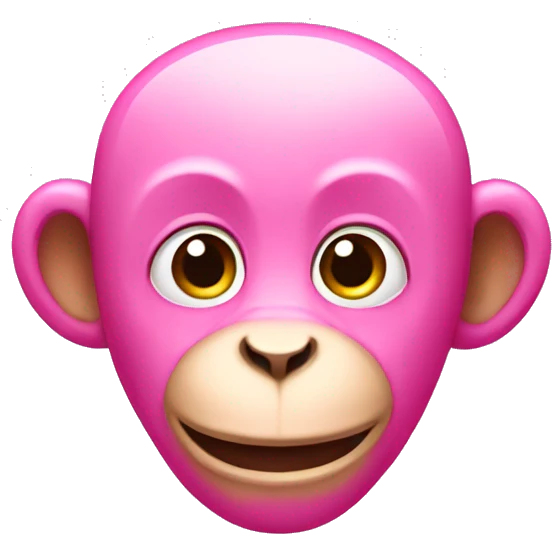 Pink Monkey emoji