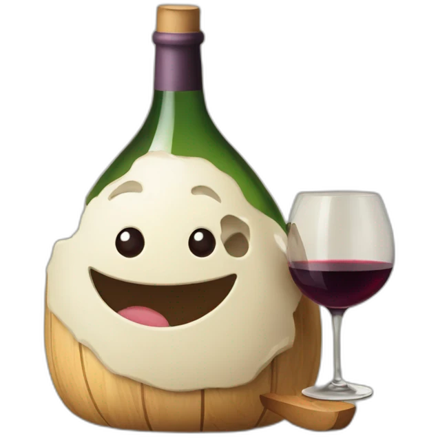 Bouteille de vin  emoji