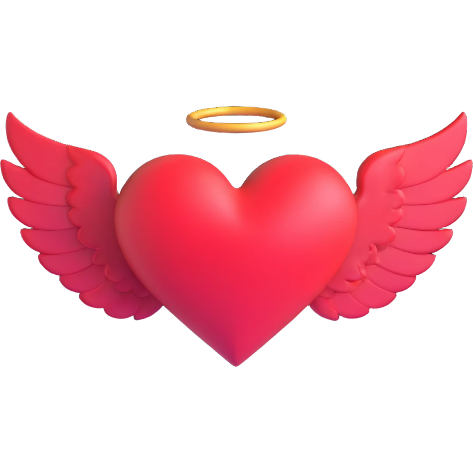 heart with wings emoji
