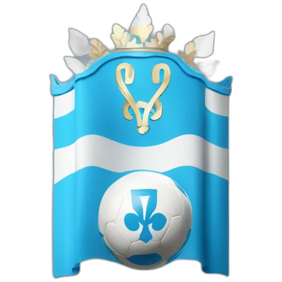 Olympique of Marseille football logo emoji