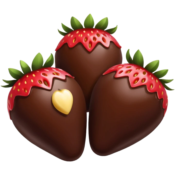 chocolate covered strawberries  emoji