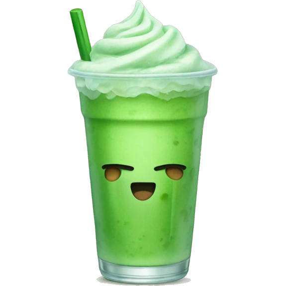Iced matcha  emoji