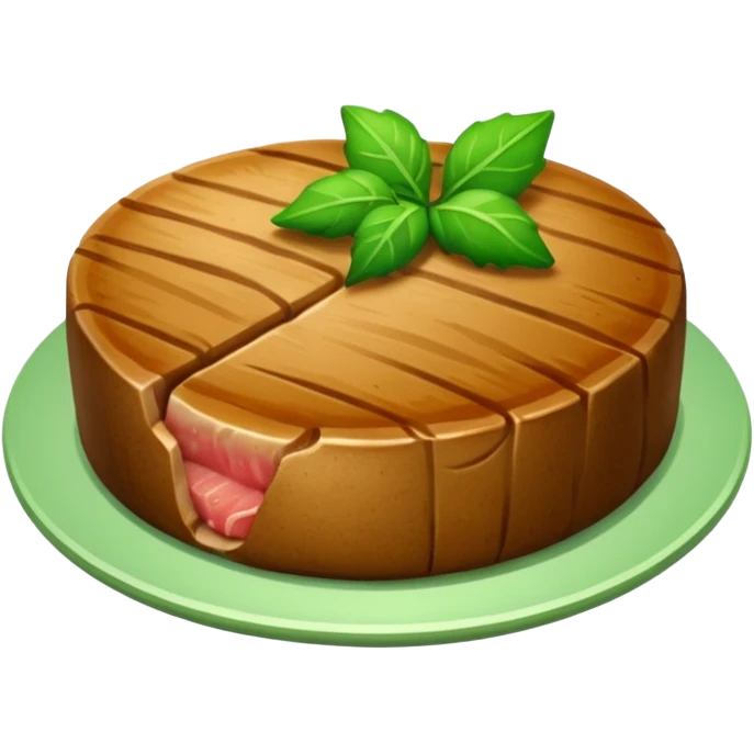 green pork steak emoji