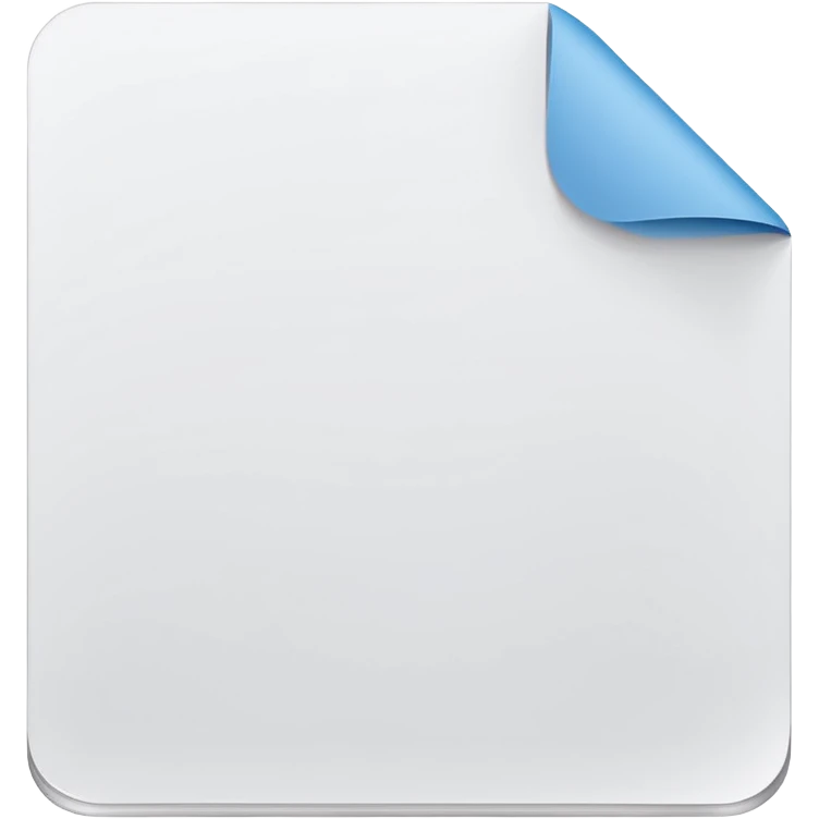 paper file document icon with a folded corner emoji