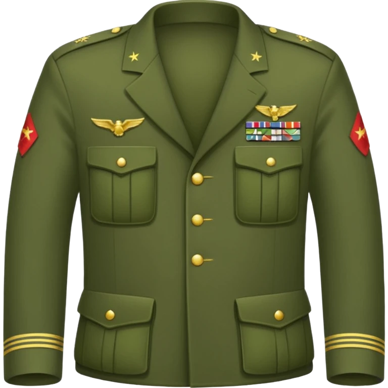 a military uniform emoji