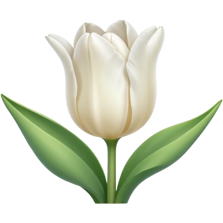 White tulip emoji