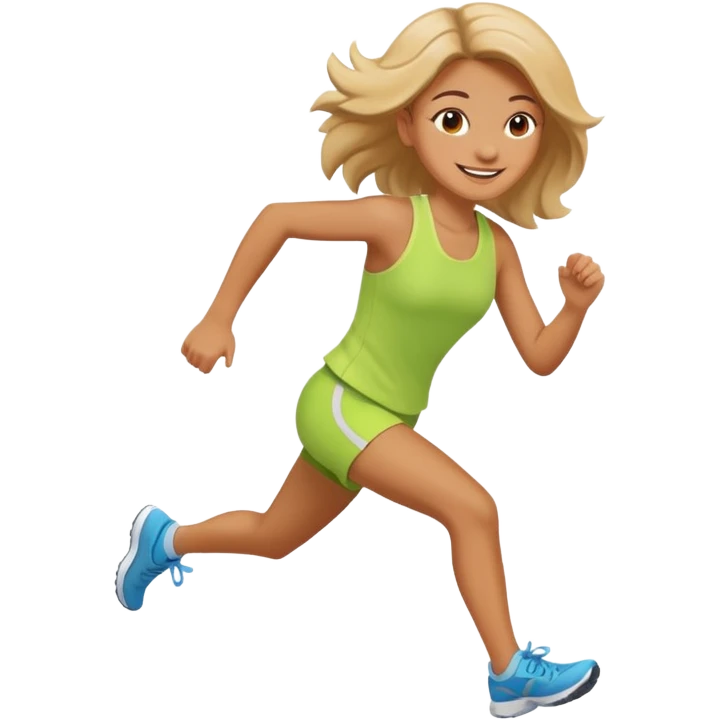 run girl emoji