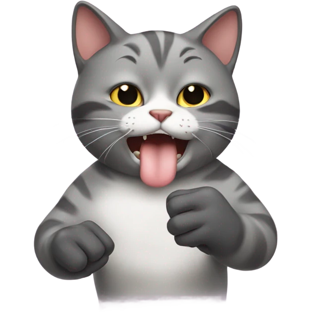 cat licking your hand emoji