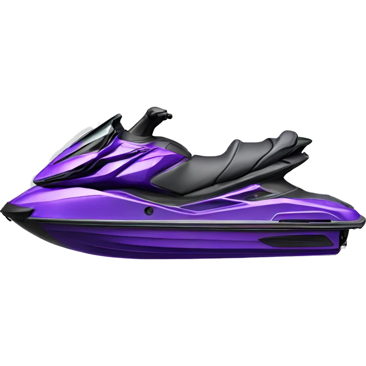 Realistic purple jet ski i8. emoji