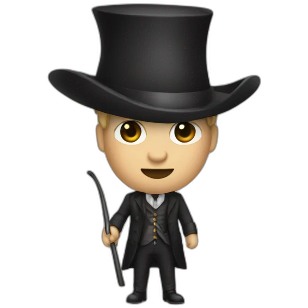 hatman with whip emoji