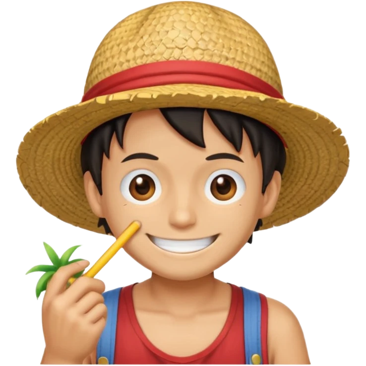 Emoji de luffy dans one piece emoji