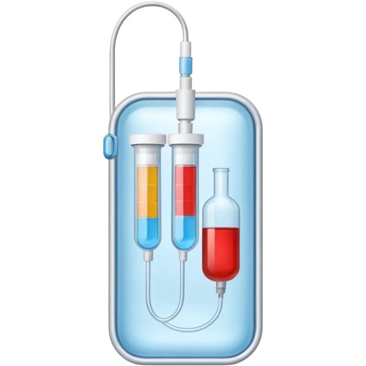 medical IV bag medication emoji