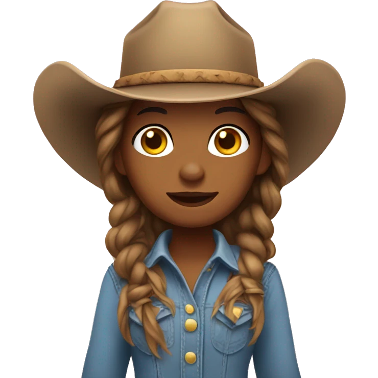 Little cowgirl emoji