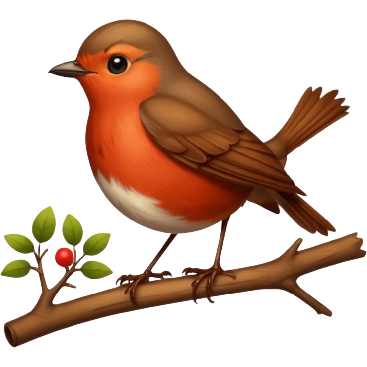 Robin bird emoji