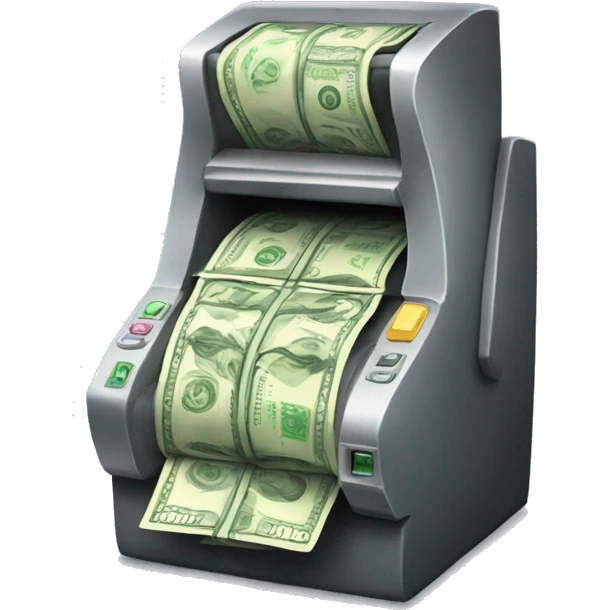 Money machine emoji