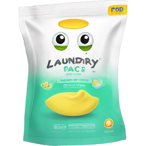 pod laundry detergent pacs  emoji