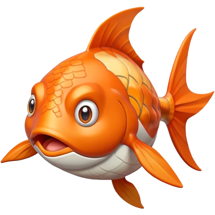 Magikarp Pokémon with a surprised face emoji