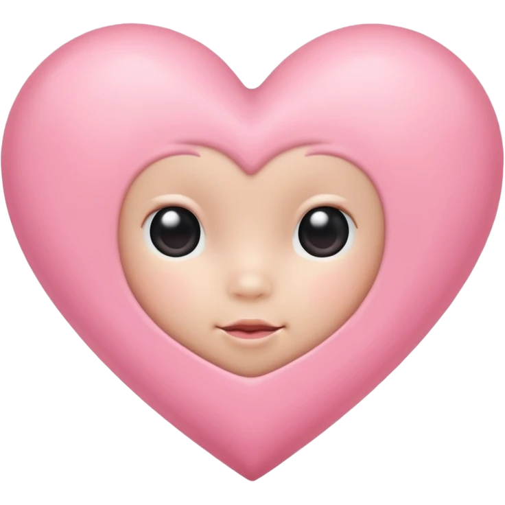 baby pink heart emoji