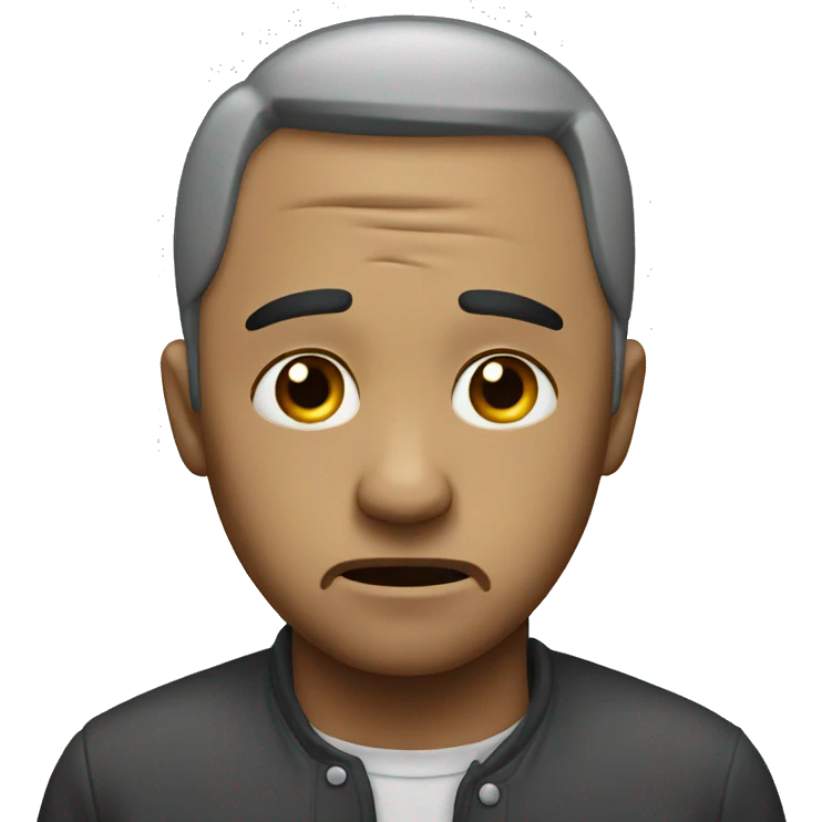 2 sad crying men emoji
