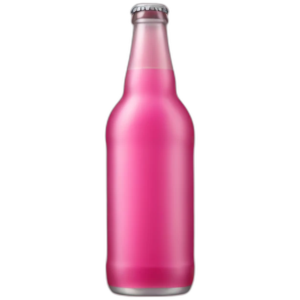 Pink Bottle beer emoji