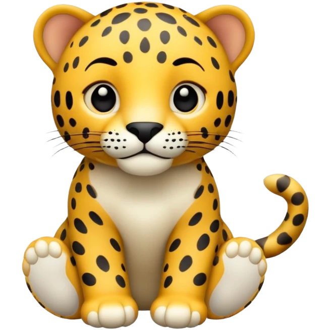 Jaguar fofinho emoji