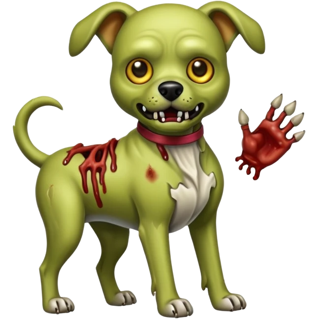 zombie dog full body emoji