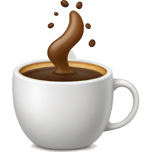 coffee with a mental disorder emoji