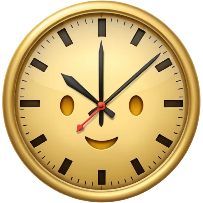 Clock it emoji  emoji