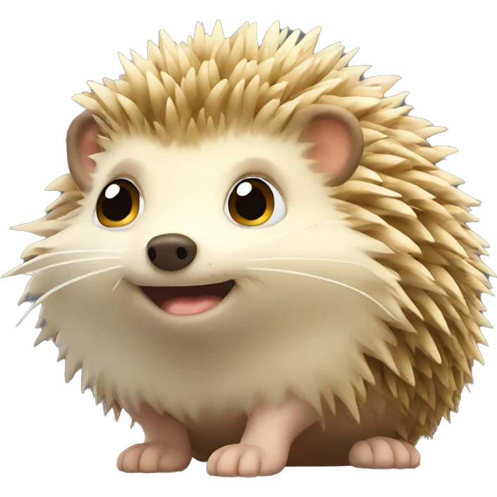 Sunlit hedgehog emoji