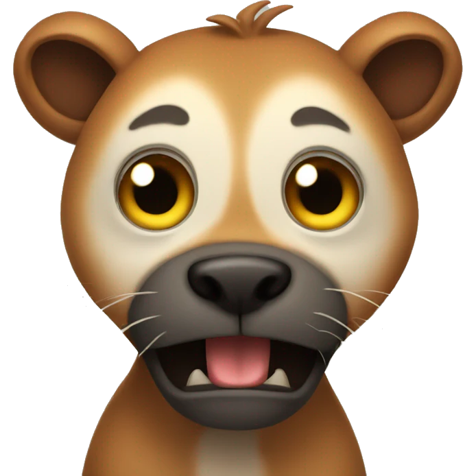 scared animal emoji