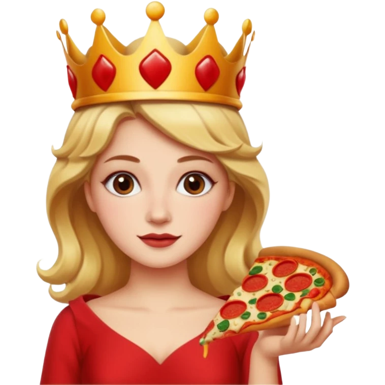 Pizza queen emoji