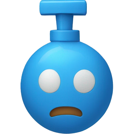 whistle blue emoji