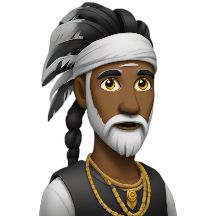 Indien noir emoji