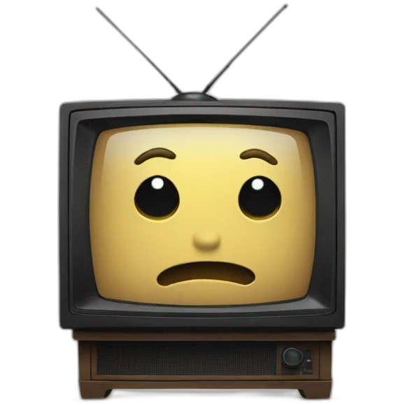 Disturbing Television emoji