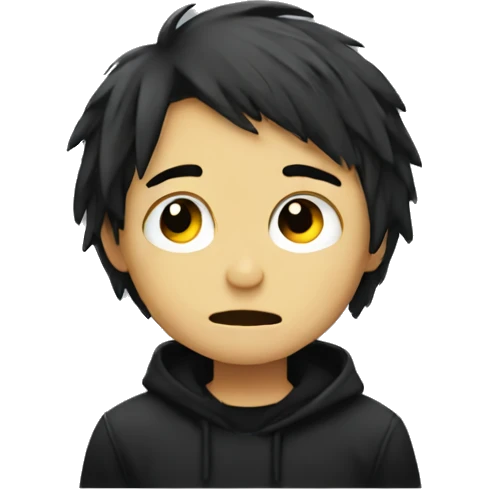 Lonely emo kid emoji