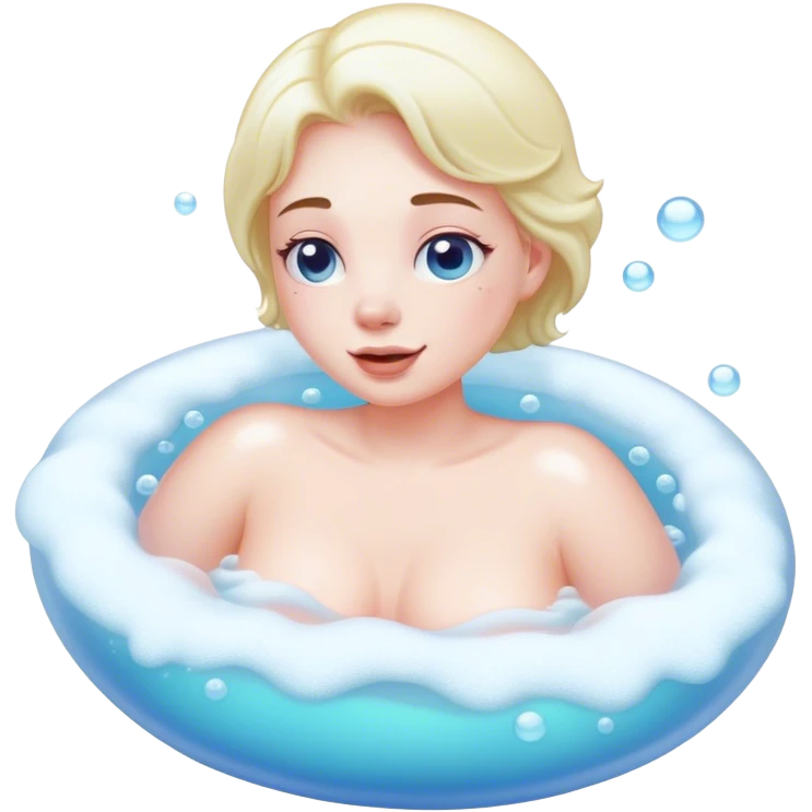 Big bubble bath emoji