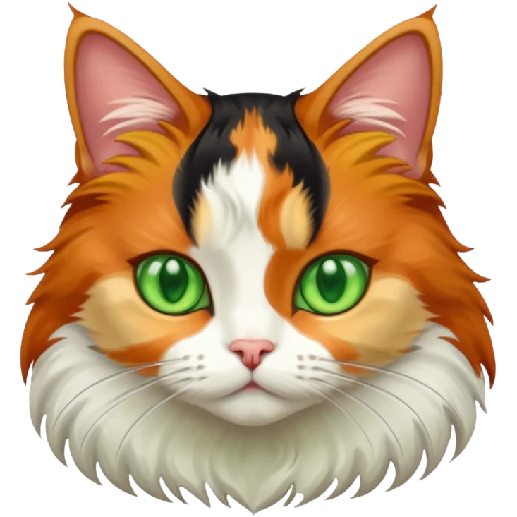 Cat calico emoji