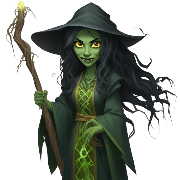 Evil witch  emoji