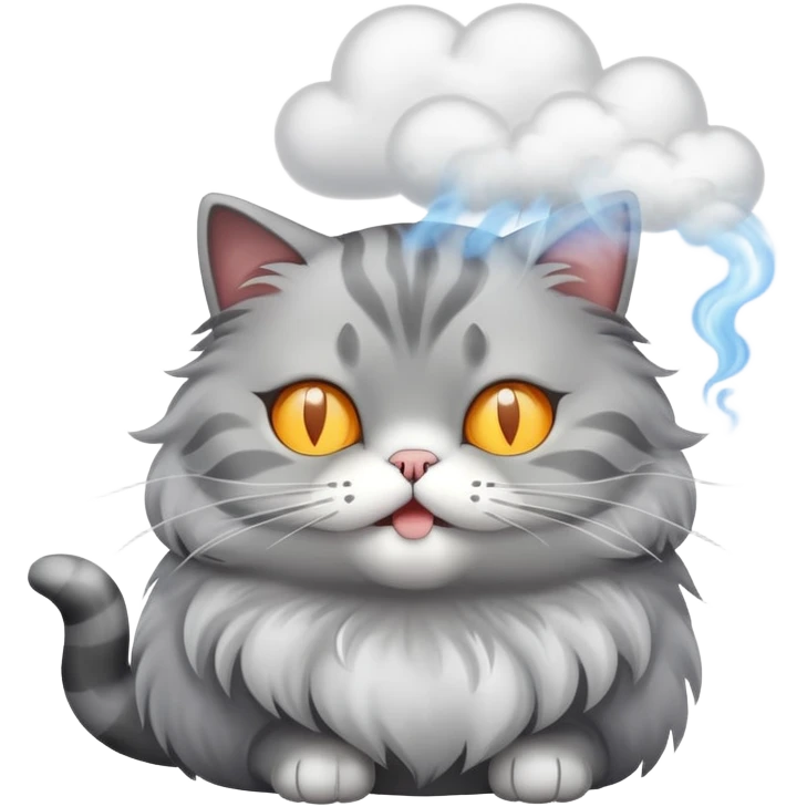 Cat smoke jonit emoji