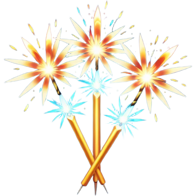 sparklers emoji