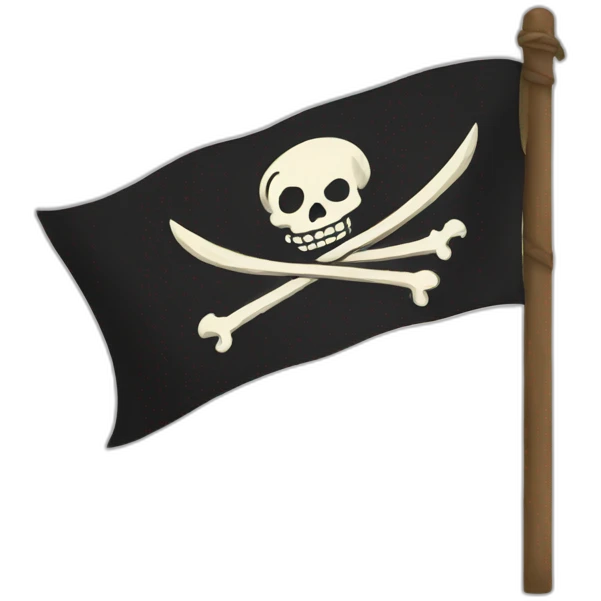 Pirate flag emoji