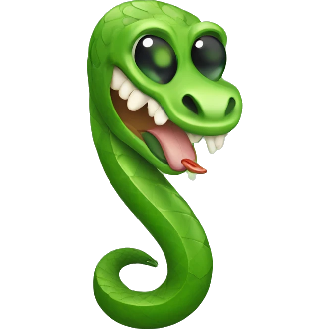 Sassy snake with jalapeño  emoji