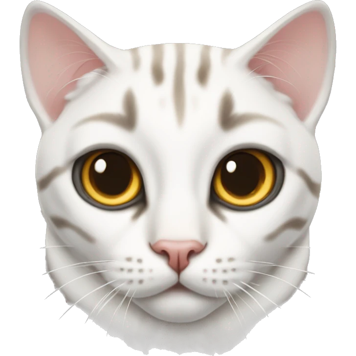 White Bengal cat and tuxedo cat emoji