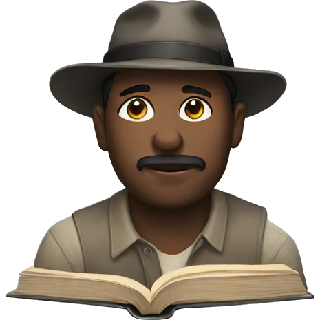 Book blues emoji